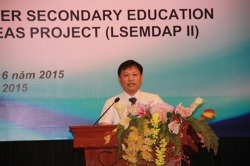 Giám đốc Dự án Đào Ngọc Nam phát biểu tại Hội thảo